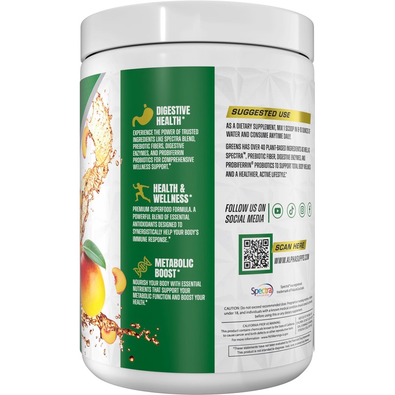 Alpha Supps - Alpha Greens Supplement | Fruit & Vegetable