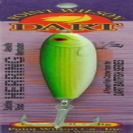 Point Wilson Dart Jigs Herring 3 1/2 Oz. Green/Pearl Fishing-Equipment