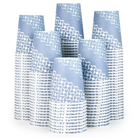 MUCHII 8 oz Paper Cups, 300 Count Paper Coffee Cups, Disposable Coffee Cups for Hot/Cold Beverage, Drinking Cups for Water Juice or Tea