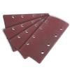 ExcInter 10PCS 93x185mm Sandpaper Sanding Paper 8 Holes Loop Sand
