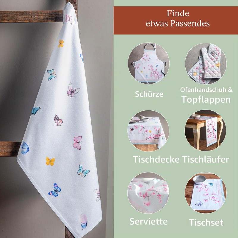 Maison d' Hermine Blossom In Spring 100% Cotton Set of