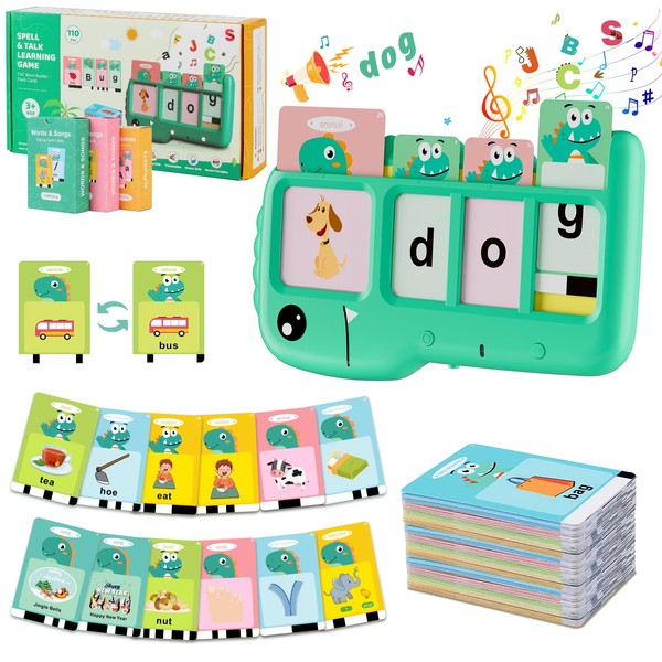 Spelling&Talking Flash Cards for Toddlers 3+ Years Old - Speech