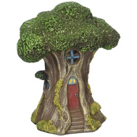 Touch of Nature 55614 Fairy Garden Led Tree House, 6"