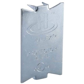 Halex, 1-1/2 in. x 2-1/2 in. Nail Plates , 62899, 50 per pack,Silver