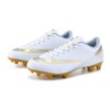 Fenlogft Unisex Sizes Leather Soccer Cleats with Lace-Up for Training