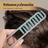 KEUF Peine Texturizador 2 piezas, para hombre y mujer, volumen