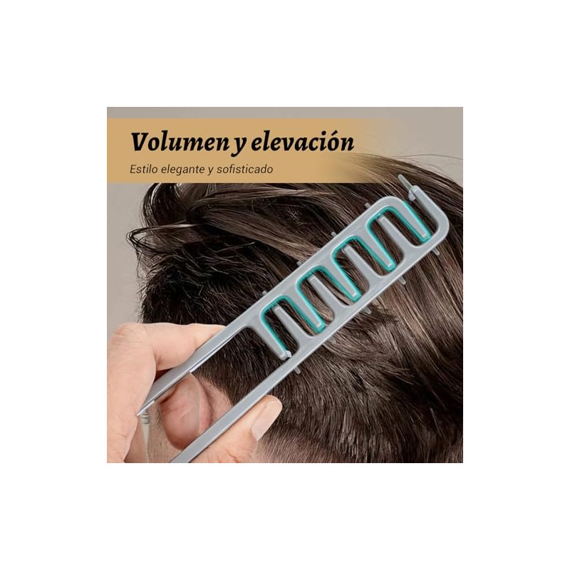 KEUF Peine Texturizador 2 piezas, para hombre y mujer, volumen