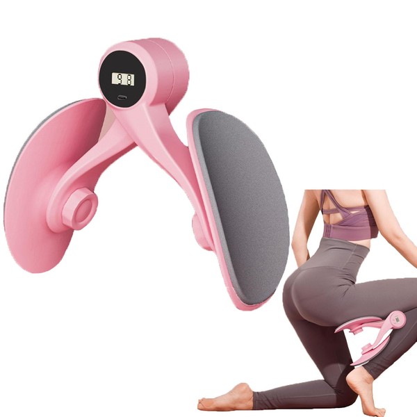 Thigh Trainer for Women with Counter Rechargeable,Enhanced Resistance Hip and