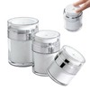 Vacuum Container, Airless Pump Jar, Set of 3, 0.5 fl