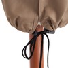 Lumaland Protective Cover for Parasol, 195 x 25/35 cm, Waterproof,