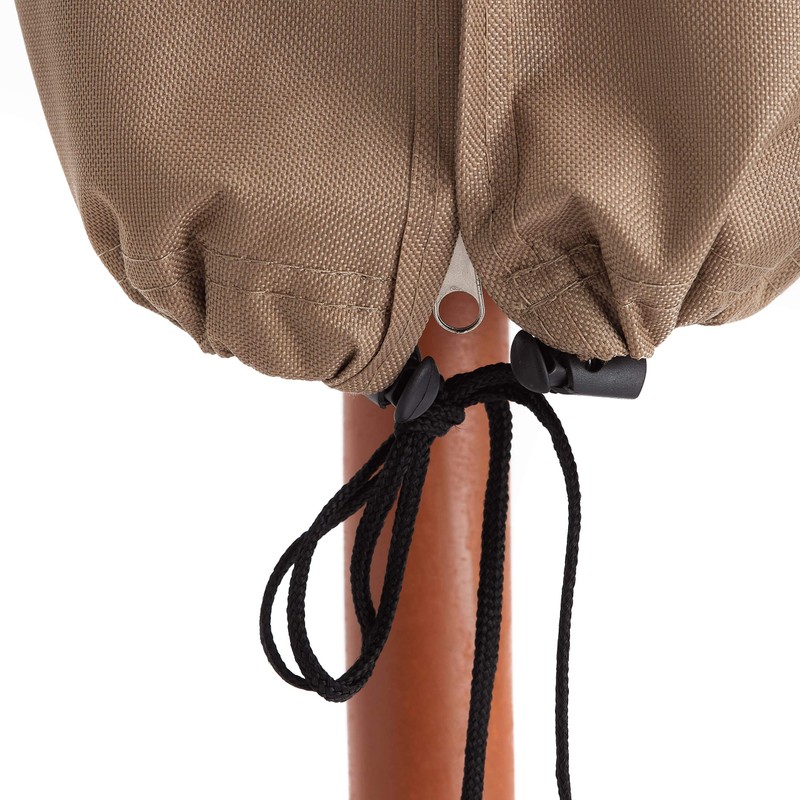 Lumaland Protective Cover for Parasol, 195 x 25/35 cm, Waterproof,