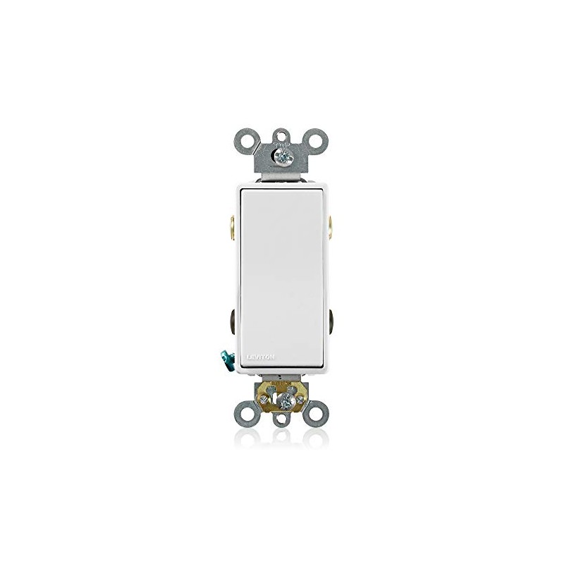 Leviton 20-Amp 120/277-Volt Decora Plus Rocker 4-Way AC Quiet Switch,