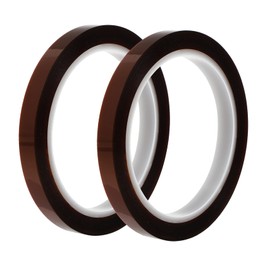 FUNOMOCYA 2rolls Heat Resistant Sublimation Tape No Residue Soldering Heat Tape for Projects Electronic Repair and High-temperature Applications Term Resistance