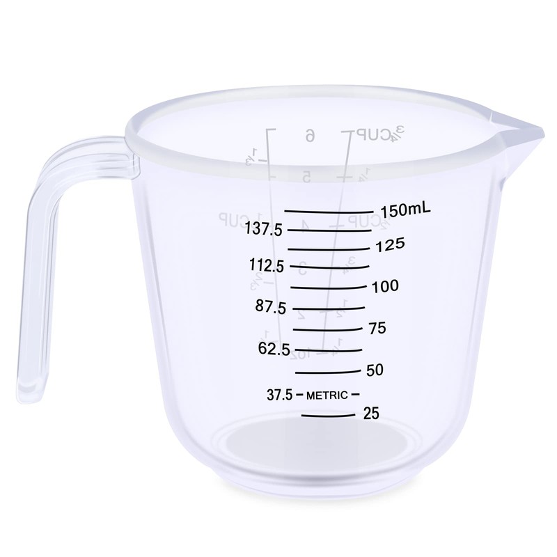 DOTINGHUX Measuring Cup, 3/4 Cup, Clear