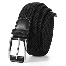 [LTG] 7987437 Casual Belt, Mesh Belt, No Holes, Stepless Adjustment, Men's, Women's, Large Size, Regular Size, 13.8 inches (35 mm), 45.3 inches (115 cm), 49.2 inches (125 cm), Stretchable, Casual,