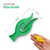 Pack of 100 Heavy Duty Plastic Tulip Clothes Pegs for