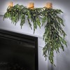 Regency International 60" LED/Battery/Timer Natural Touch Norfolk Pine Garland