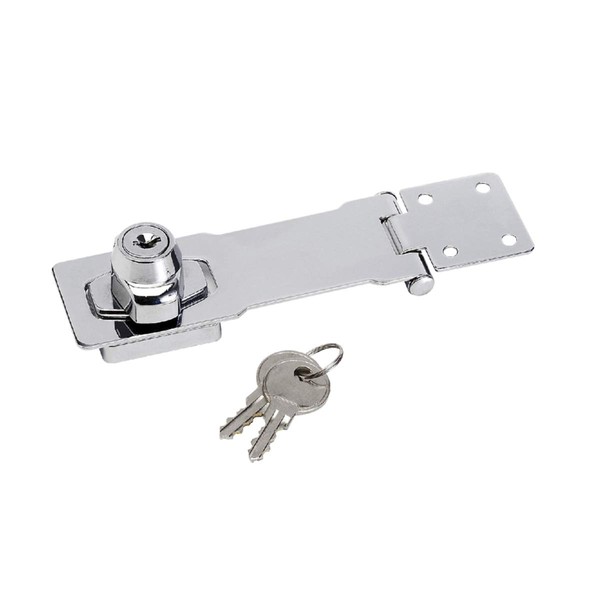 Master Lock 725EURD 117mm Steel Hasp with Integrated Lock