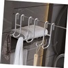 FUNOMOCYA 2pcs Over Door Hook Stainless Steel Dual Clothes Hanger