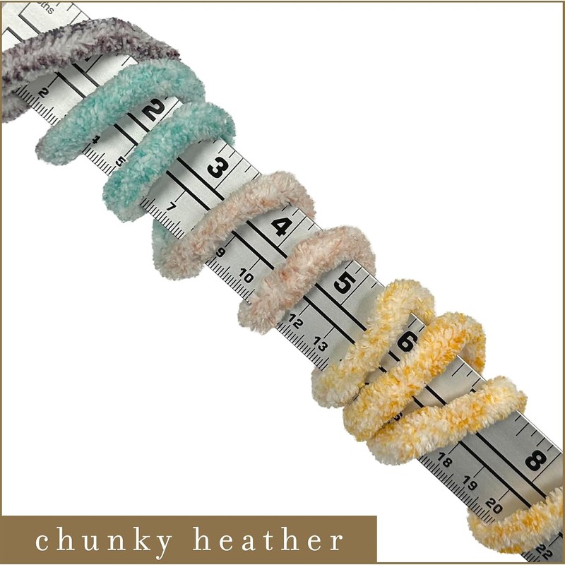 Crafted by Catherine Chunky Heather Yarn - 2 Pack (49