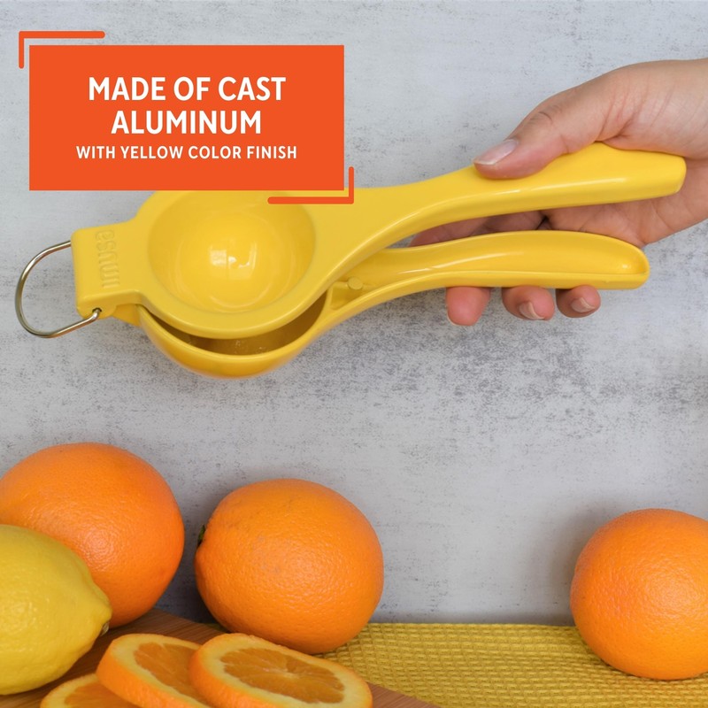 IMUSA Lime or Lemon Manual Squeezer, Citrus Juicer for Max