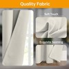 Hoeflife Room Divider Curtains Blackout Ceiling Track Curtain with Hook