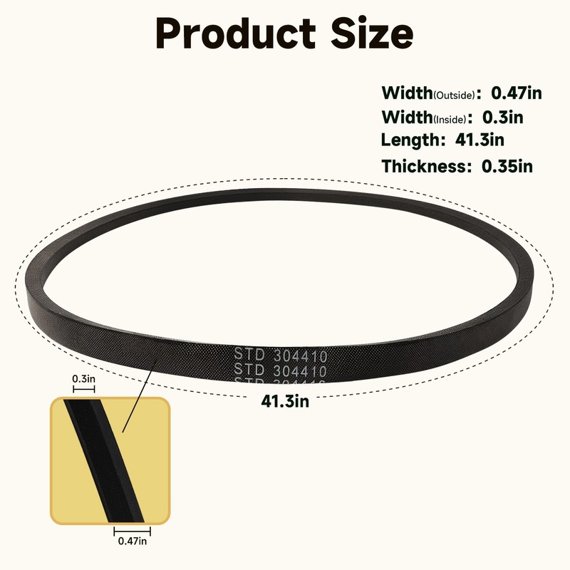AIYOYOLIFE Upgrade V-Belt Table Saw Belt Drive Compatible with Sears