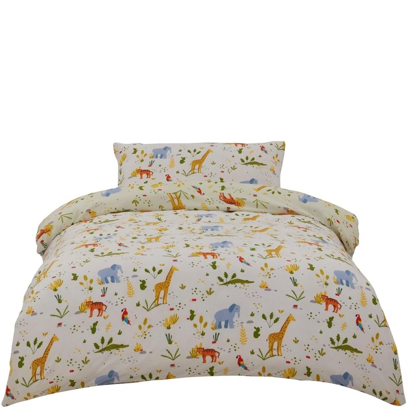 HOMELIFE Safari Animals Duvet Set Multi Single