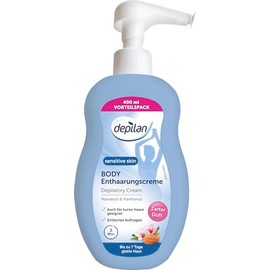 Depilan Sensitive Hair Removal Cream for Men & Women Hair Removal for Body & Legs 400 ml