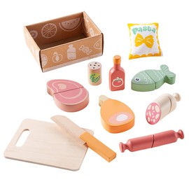howa 4892 Toy Food and Cutting Set Gourmet Box 11 Pieces