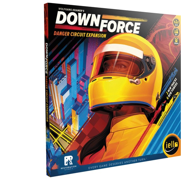 IELLO IEL51555 ダウンフォース:デンジャーサーキット拡張ボードゲーム マルチカラー