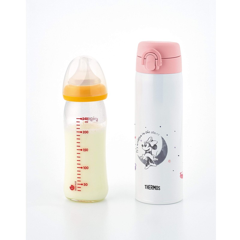 THERMOS JNX-502DS (MNI) Stainless Steel Bottle for Milk Preparation, Minnie,