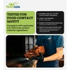 6-mil Disposable Nitrile Gloves, Black, Large, Food-Safe & Powder-Free