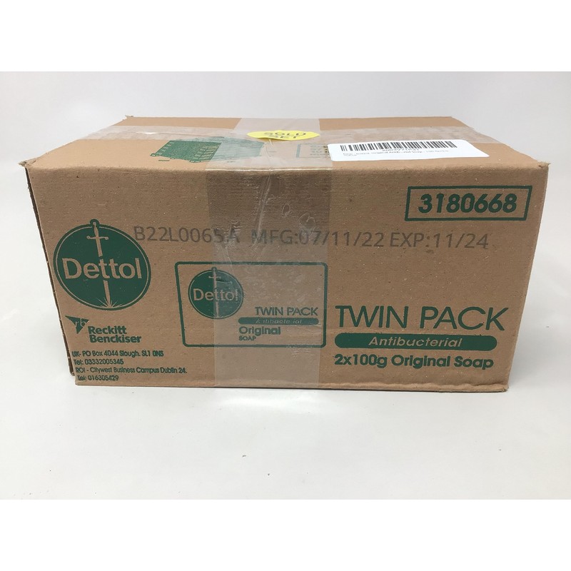 Dettol, Original Antibacterial Soap - 100 Gr/3.5 ounce