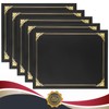 10 Packs Certificate Holders, Black Certificate Covers, Diploma Holders, Certificate