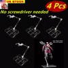 Unbranded 4 Pc HG144 Adjustable Action Figure Display Holder Base