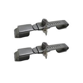 Heavy Duty Shipping Container Locks 230MM x 340MM x2 (Security Adjustable Hardened Steel)