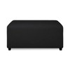 PureFit - Funda otomana rectangular súper elástica para taburete de
