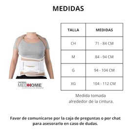 Daonsa  Faja Dorsolumbar Ortopedica Grande Faja Dorsolumbar Ortopédica Ajustable  Soporte Lumbar y Espalda, Alivio del Dolor, Corrector de Postura... 
