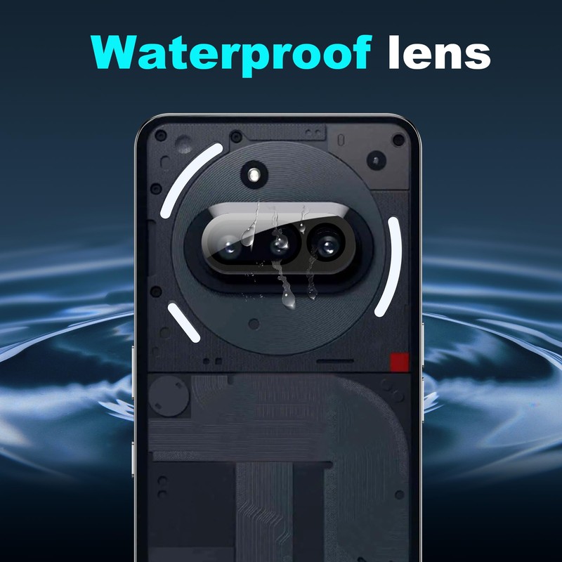 Heioloo 2 Pieces Camera Protective Film for Nothing Phone 3a