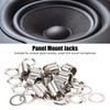10Pcs XLR Male Socket 4 Pin Metal Panel Mount Male