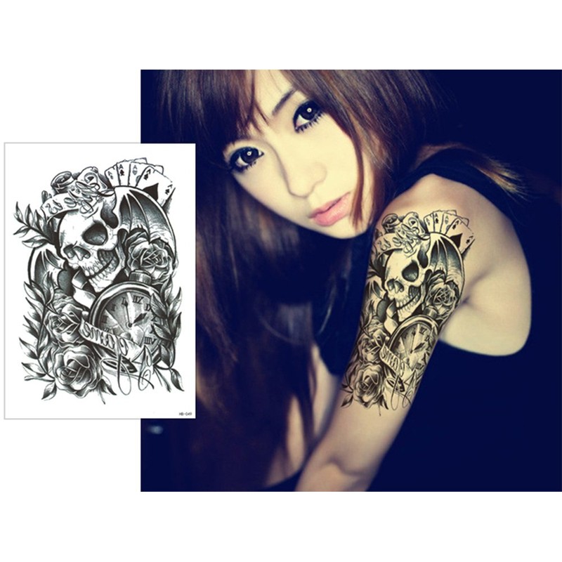 The Fantasy Skull Tattoo Sticker (hb049)