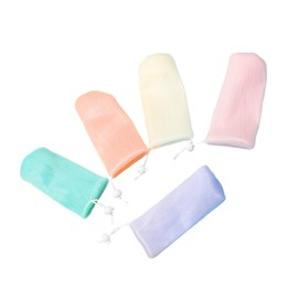 Beavorty 10pcs Exfoliating Mesh Soap Bags for Handmade Soap Travel-friendly Pouches for Rich Lathering Drawstring Design for Easy Storage Quick Drying Versatile Use Cleansing Products