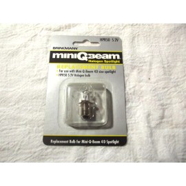 Brinkmann Lot of 6 Brinkmann HPR50 Mini-Q-Beam 4D Spotlight Replacement 5.2V Halogen Bulbs
