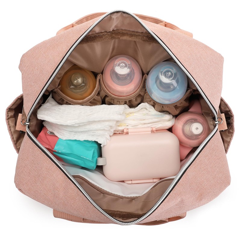 Kono Baby Changing Bag Weekender Travel Nappy Tote for Mom