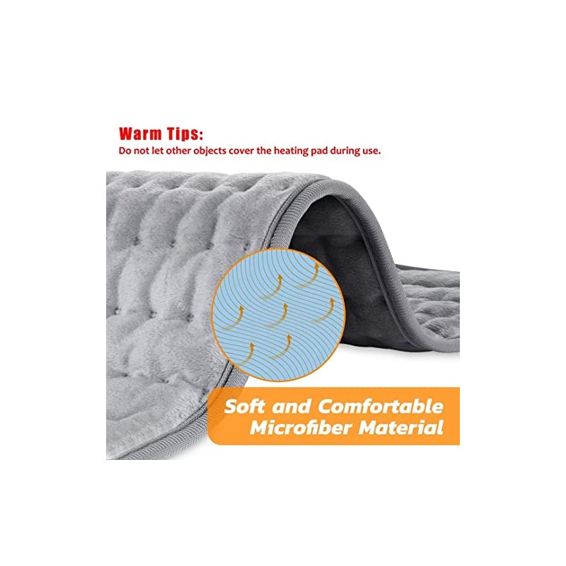 VIBOOS Heating pad, Electric Heat Pad with Automatic Switch-Off and