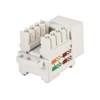 Monoprice Cat5E Punch Down Keystone Jack - Supports 22-24AWG Solid