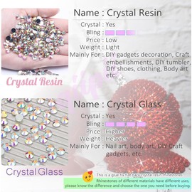 qiipii 2 Boxes 3060PCS Red Zircon Crystal Resin Rhinestones for Crafting 2mm 3mm 4mm 5mm 6mm Flatback Gems Stones Red Orange Diamonds Crystals Charms for Nails Face Eyes Makeup Tumblers Bottles Crafts