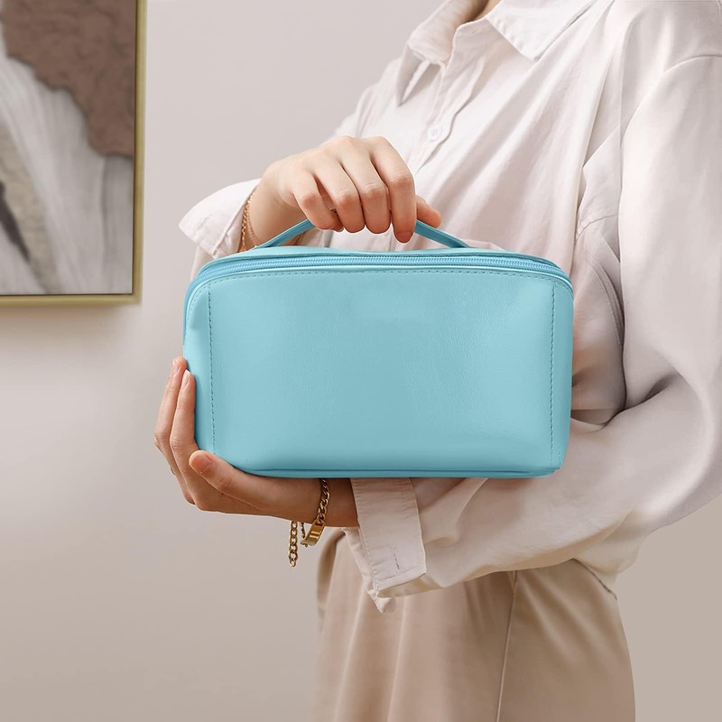 NAKODU Travel Makeup Bag,Large Capacity Cosmetic Bags for Women,Waterproof Portable