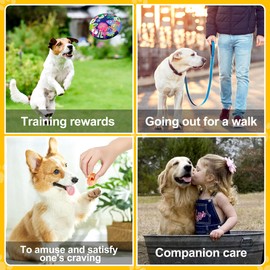 Chienmily Chicken Jerky Strips Dog Treats Small Dogs, Low Fat, w/Taurine ChewyTraining Treats for Small Medium and Large Dogs, 11.6 oz